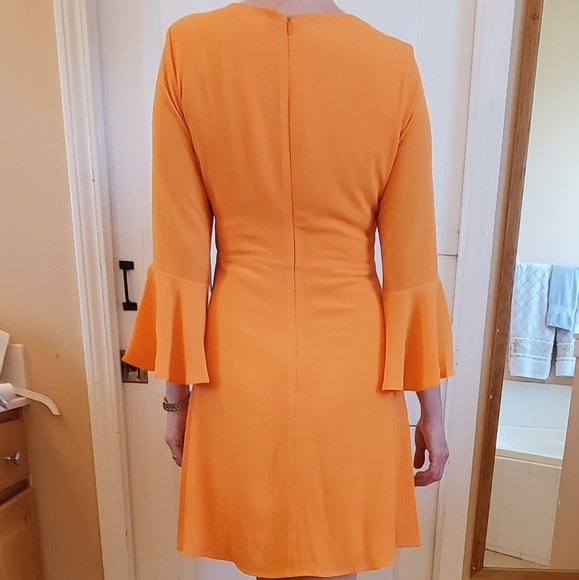 ONE LEFT! Lulu's Center of Attn. Orange Dress - Picture 4 of 7